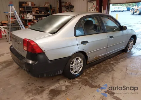 2001 Honda Civic Lx из США, поврежденный, VIN 2HGES16511H522207